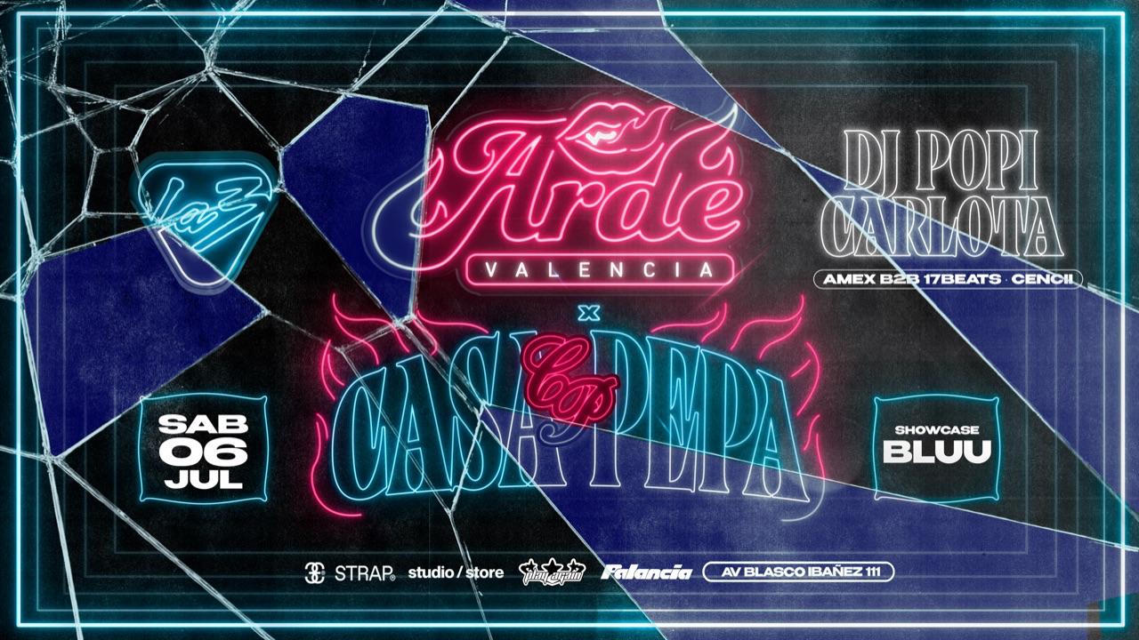 SÁBADO | ARDE X CASA PEPA | Dj Popi + Carl0ta + Bluu Showcase  image