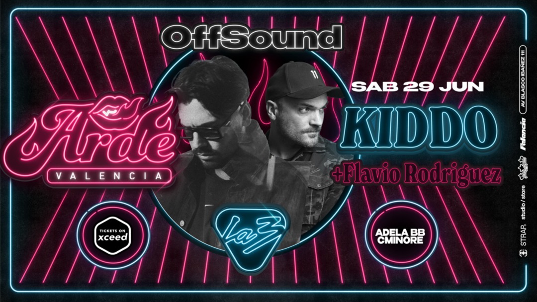 SABADO | BIG WKND ARDE | KIDDO + FLAVIO RODRIGUEZ + ADELA BB + CMINORE image