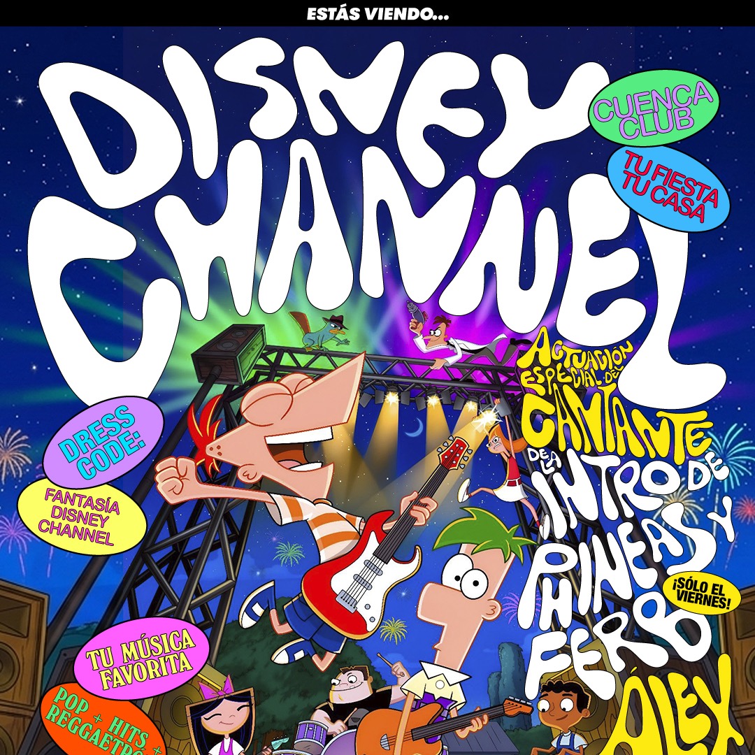 SÁBADO: DISNEY CHANNEL #CUENCAclub image