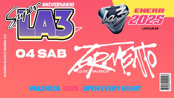 Cover for event: SABADO | TORMENTO  - LA2: RFLOW