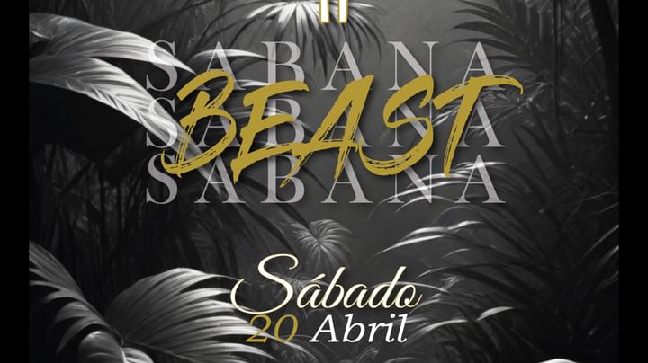 Cover for event: SABANA sábado 20 abril