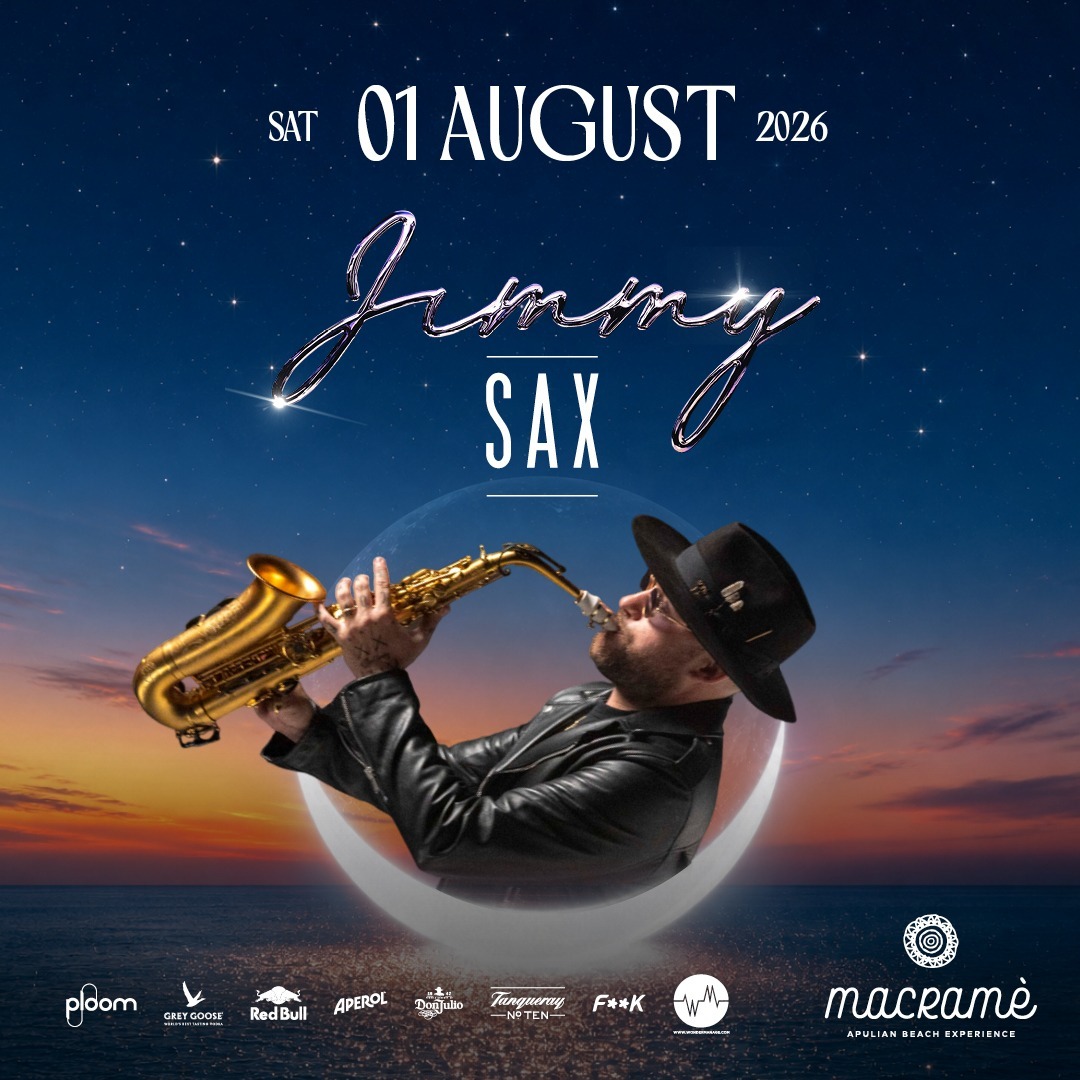 Sabato 01 Agosto - JIMMY SAX Live Show @ Macramé image
