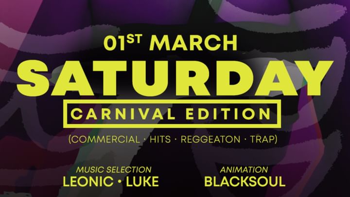 Cover for event: Sabato 01 Marzo 2025 | Carnival Edtion | HANGAR The Saturday