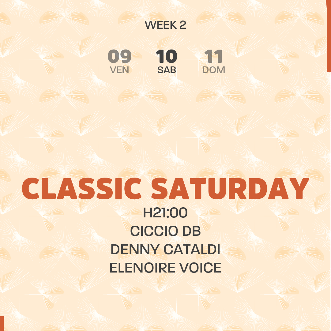 Sabato 10 Gennaio - Classic saturday Night -Atrio22  image