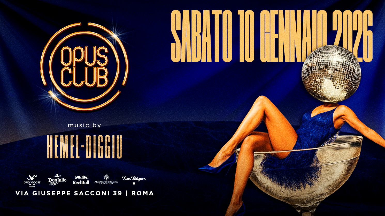 Sabato 10 gennaio 2026 @Opus Club image