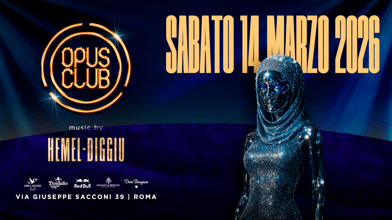 Sabato 14 marzo 2026 @Opus Club image