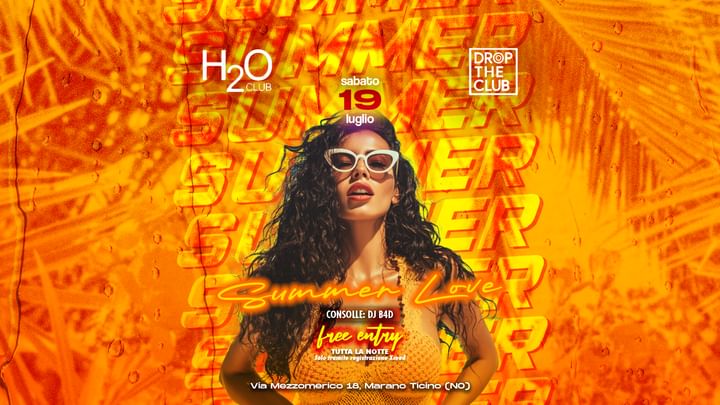 Cover for event: Sabato 19 luglio 2025 - Free entry Tutta la notte