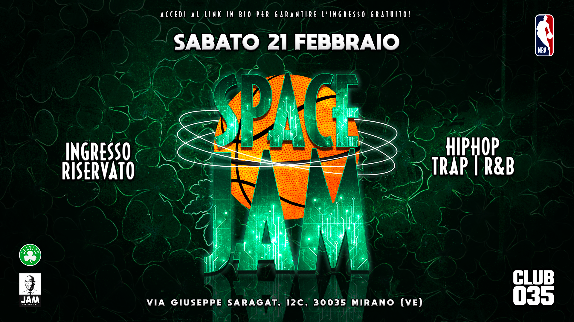Sabato 21 febbraio - SPACE JAM image