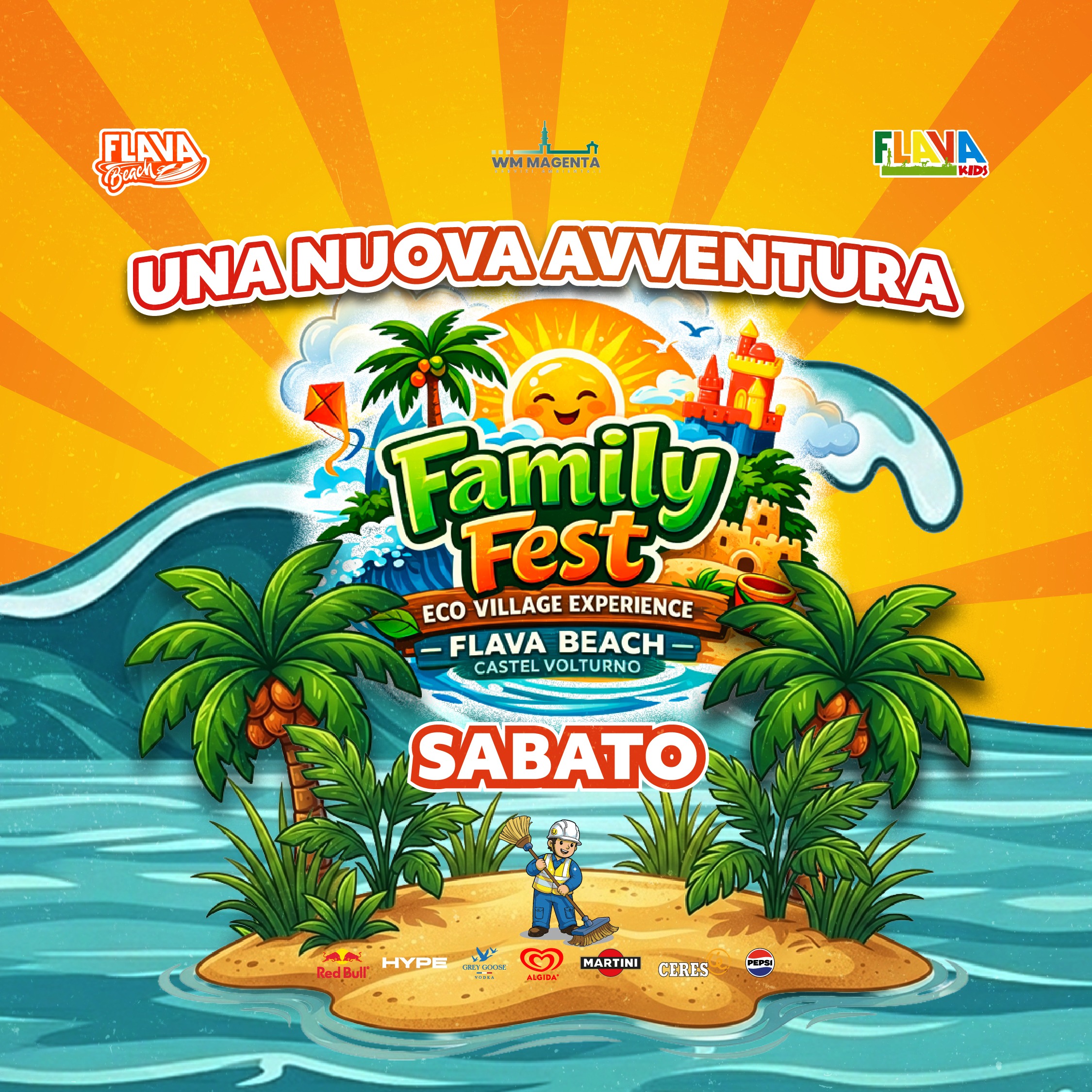 Sabato 23 maggio 2026 @ Family Fest @ Flava Beach @ Flava Kids image