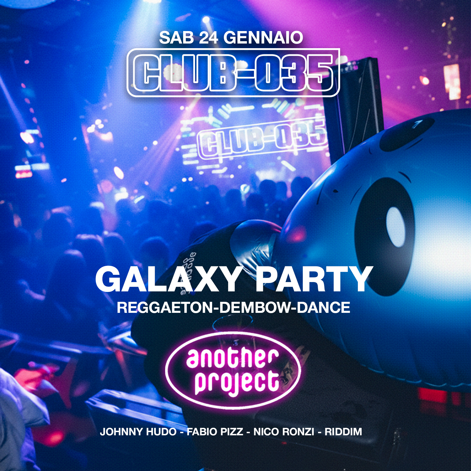 Sabato 24 gennaio - ANOTHER PROJECT image