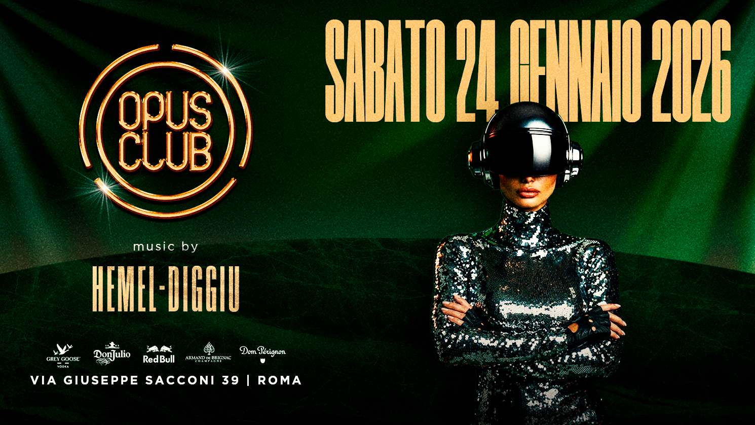 Sabato 24 gennaio @Opus Club image