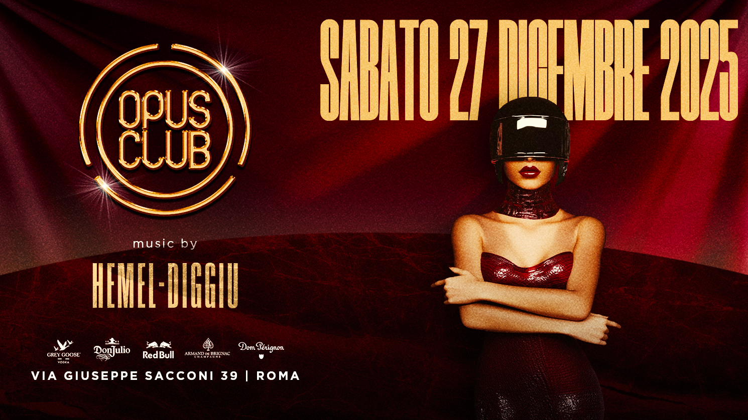 Sabato 27 dicembre @Opus Club image