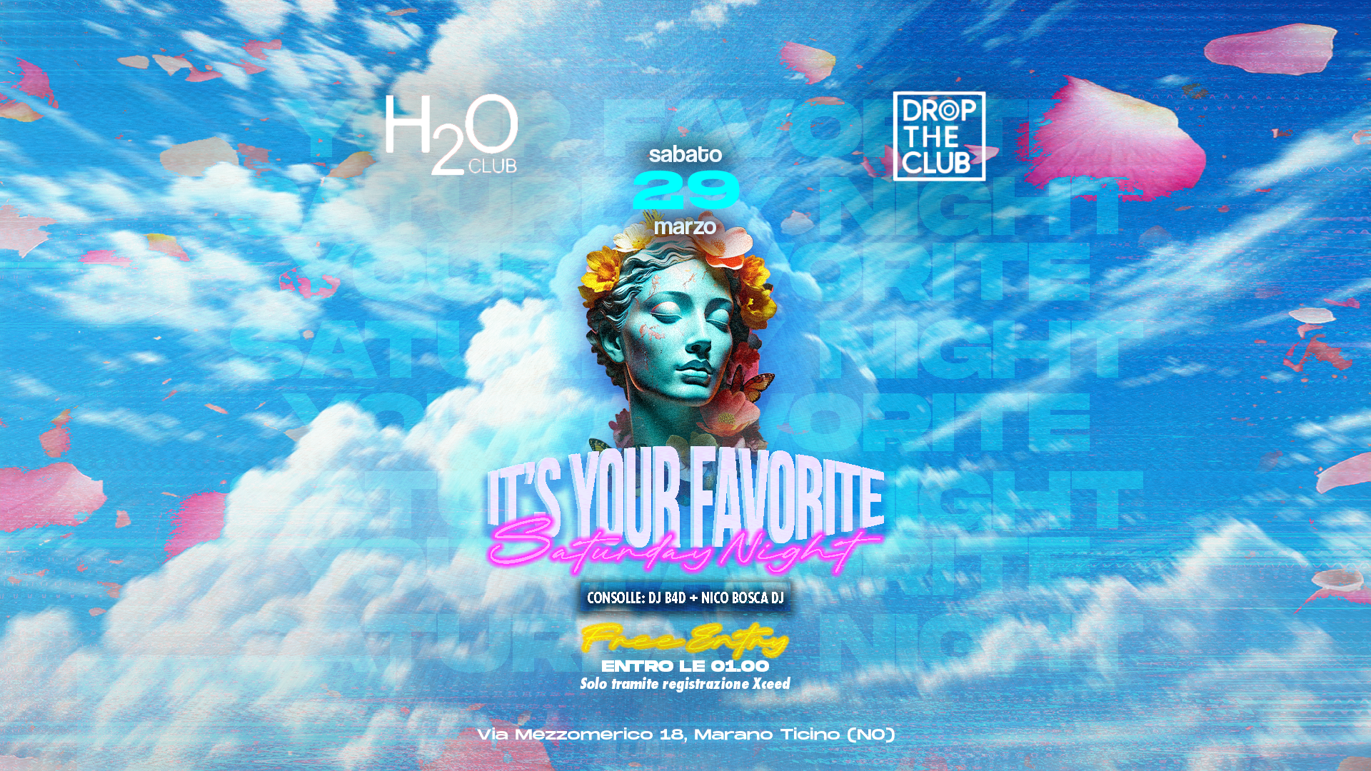 Sabato 29 Marzo 2025 - H2O Club