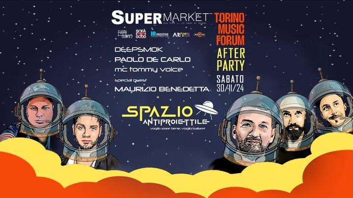 Cover for event: SABATO 30 NOVEMBRE : MAURIZIO BENEDETTA + DEEPSMOK + PAOLO DE CARLO + MC TOMMY +  