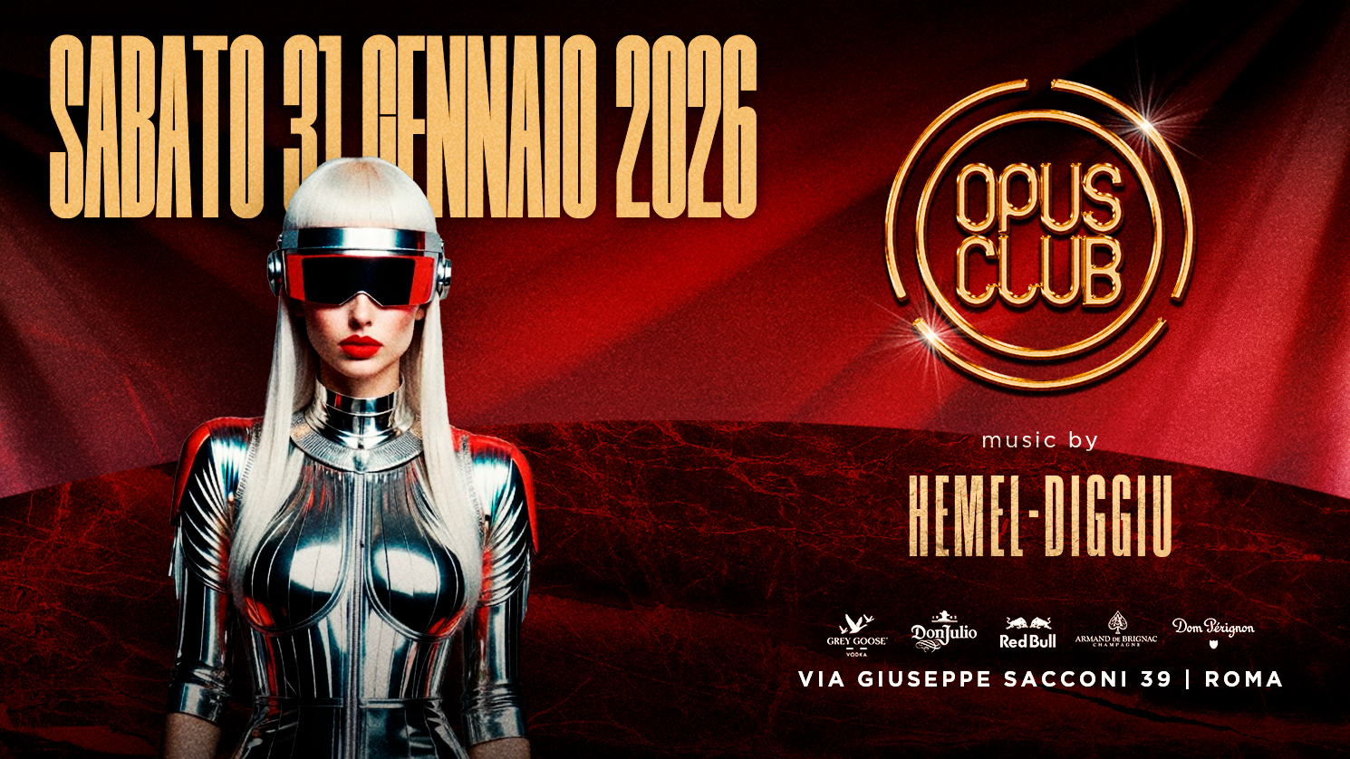 Sabato 31 gennaio @Opus Club image