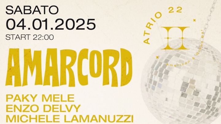 Cover for event: Sabato 4 Gennaio 2025 