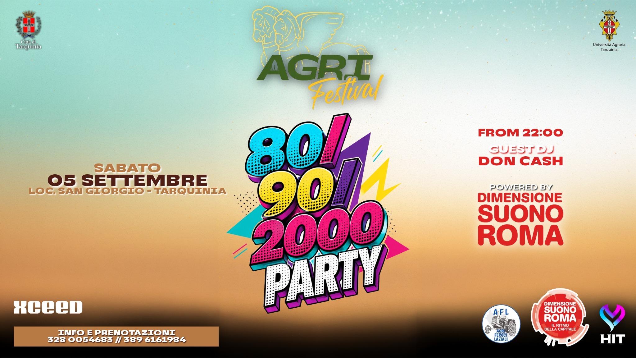SABATO 5 SETT- anni 80-90-00 con Don Cash, Dimesione suono roma, Hit
