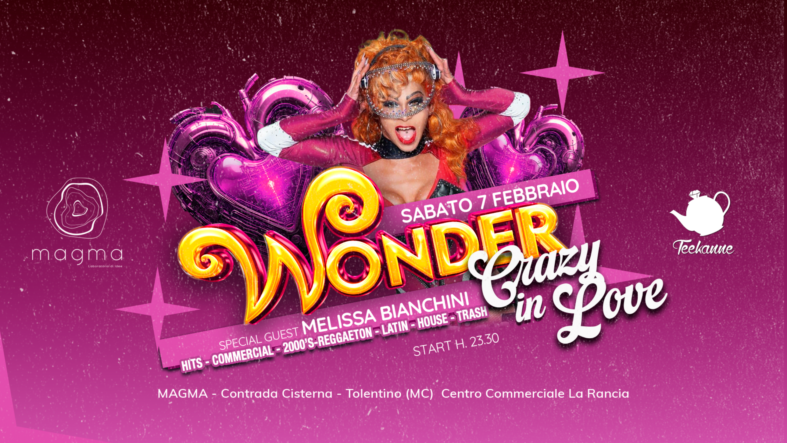 SABATO 7 FEBBRAIO - TEEKANNE at MAGMA - PARTY FRIENDLY image