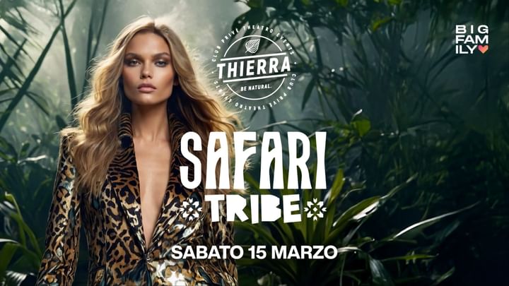 Cover for event: SAFARI TRIBE - SAB 15 MAR