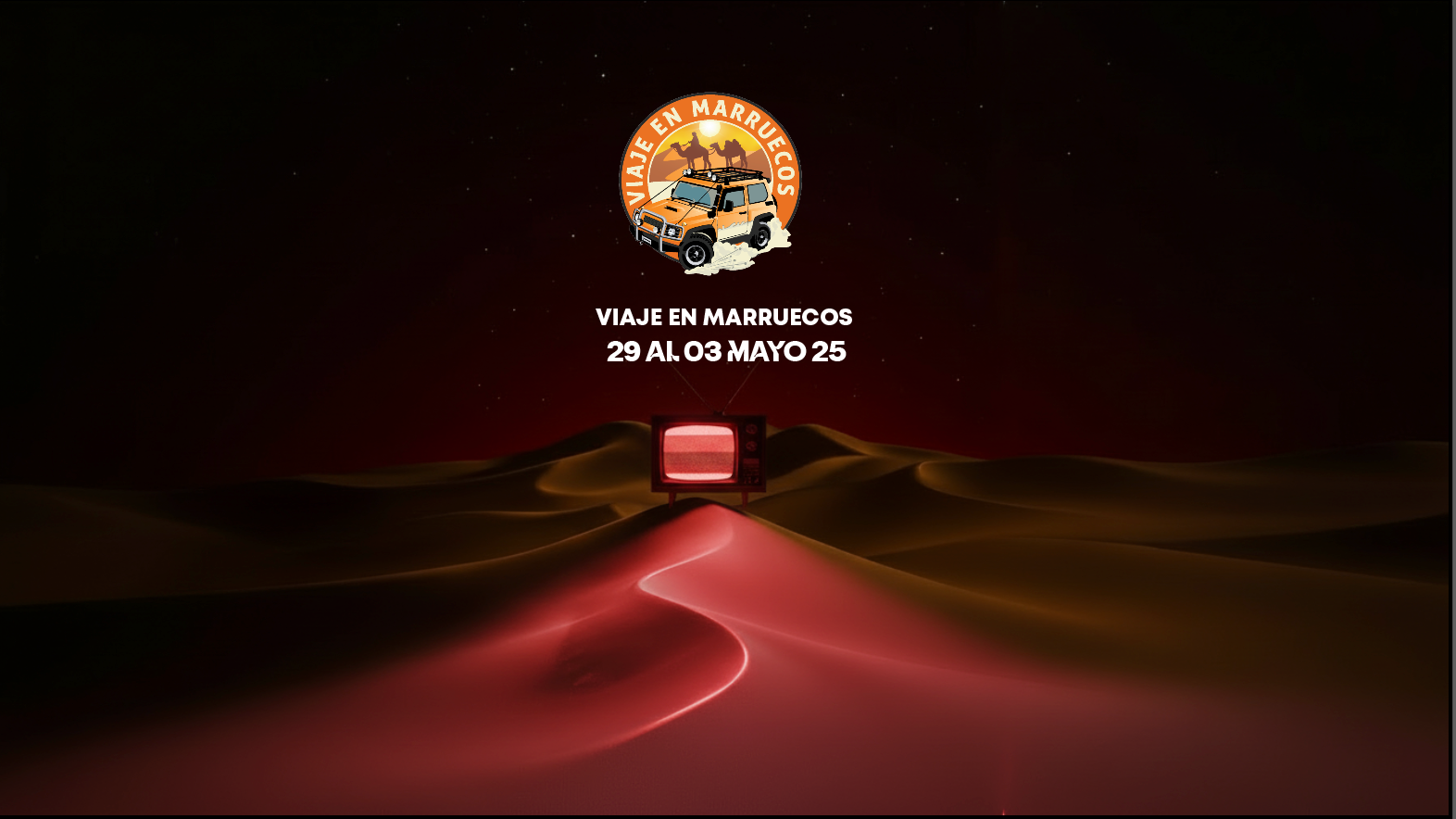 SAHARA EXPERIENCE by @viajeenmarruecos | 29/04 –04/05 , 2026 / MX  image