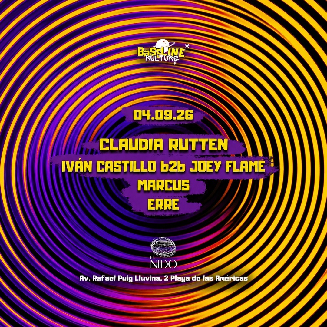 Sala El Nido: Bassline kulture · Fri. 4th September 2026 image
