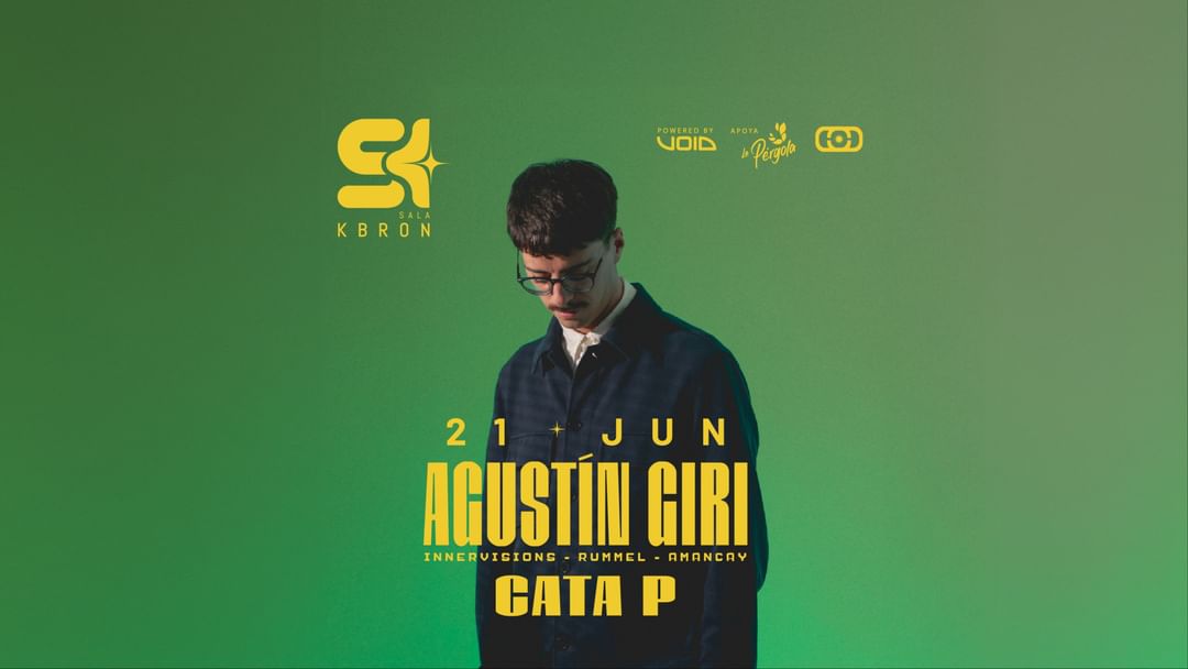 Copertina evento Sala Kbron Present Agustín Giri