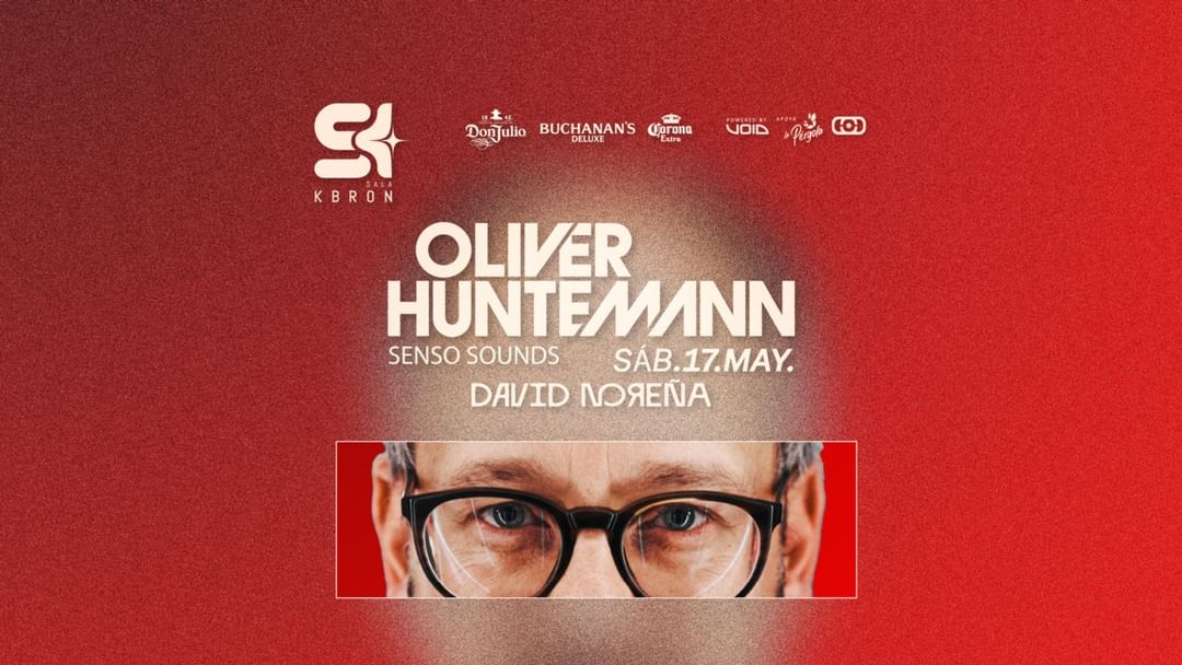 Cartell de l'esdeveniment Sala Kbron present Oliver Huntemann y David Noreña