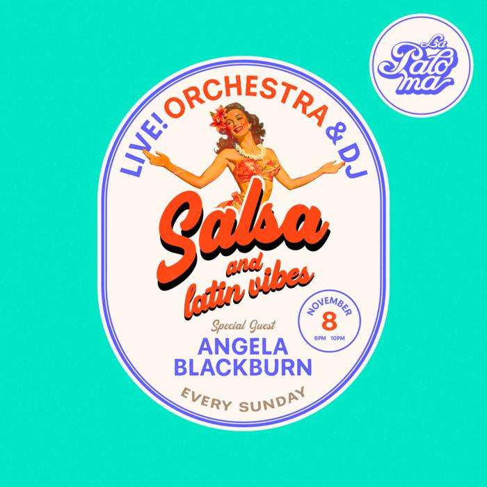 Cartel de Salsa & Latin Vibes en La Paloma