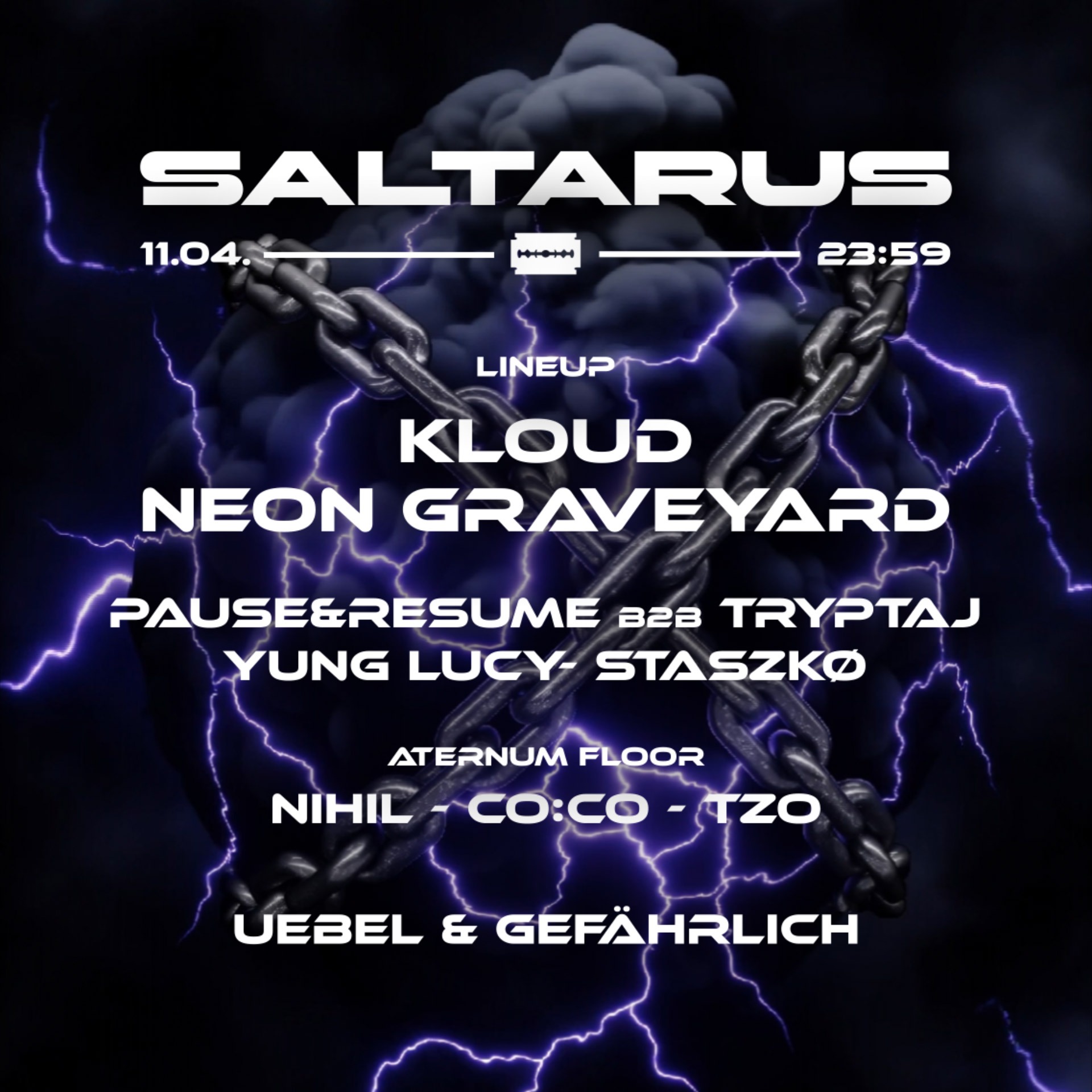Saltarus pres. KLOUD, Neon Graveyard and many more image