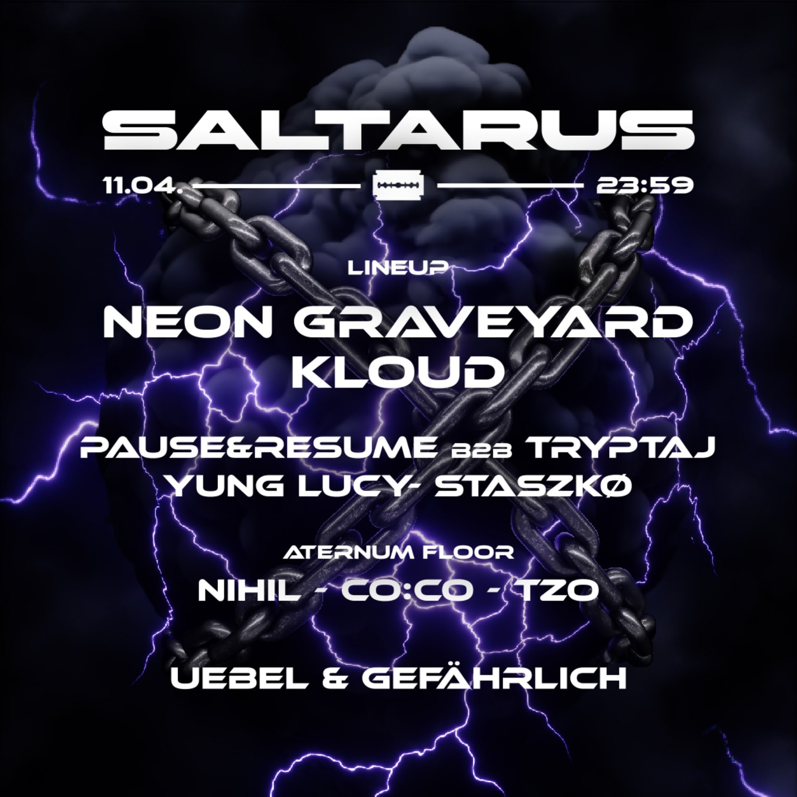 Saltarus pres. KLOUD, Neon.Graveyard and many more image