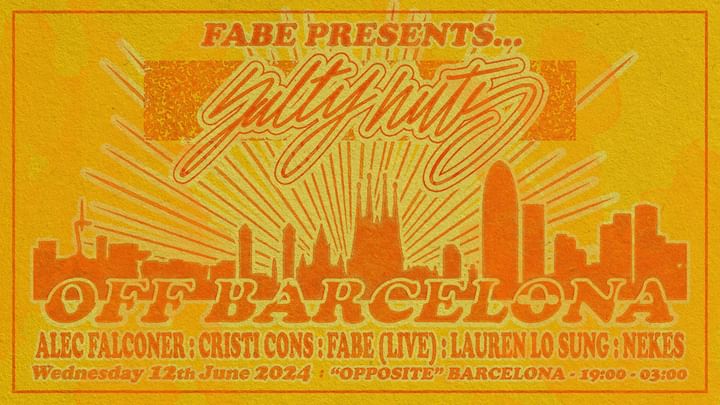 Cover for event: Salty Nuts Showcase by Fabe at Opposite - OFF BCN