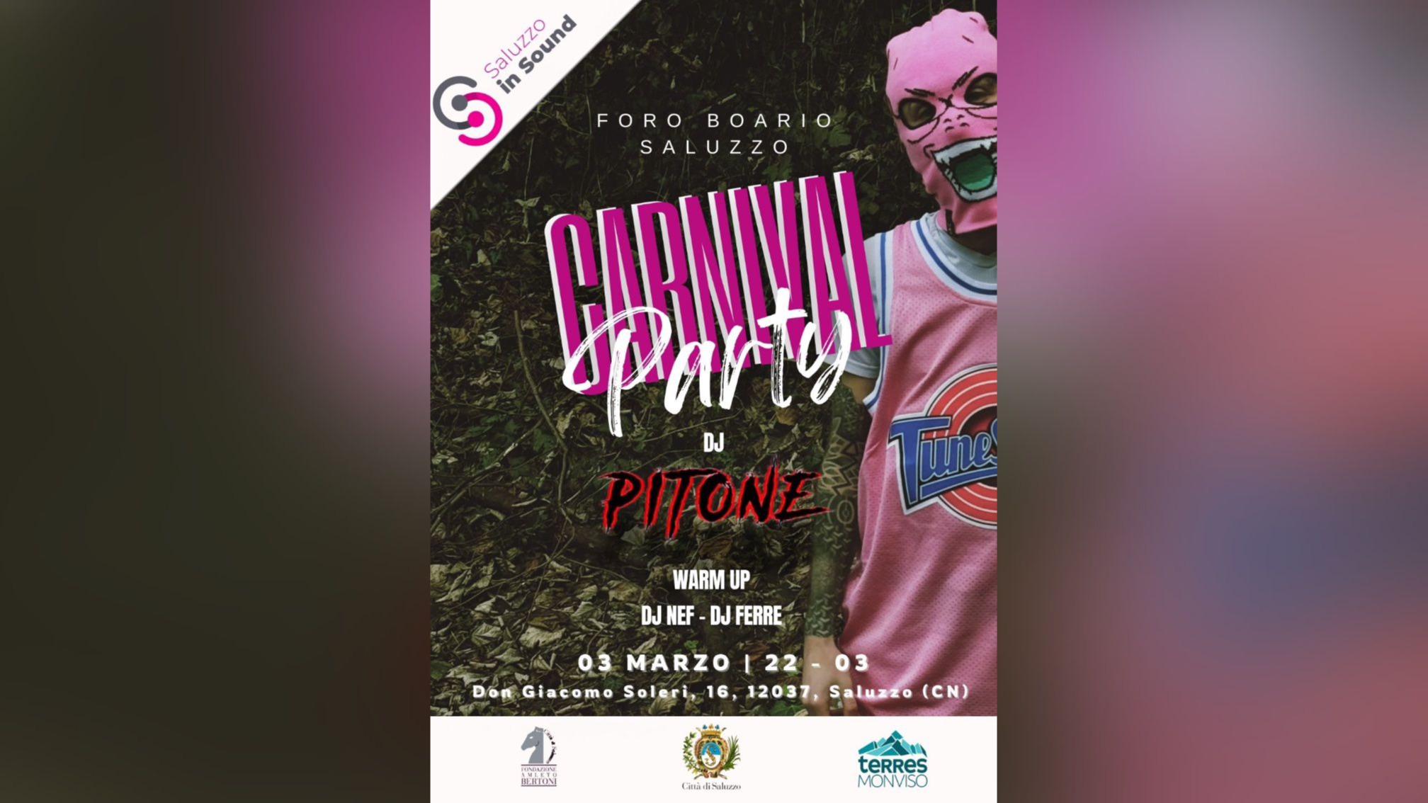 Saluzzo in Sound - Carnival Party