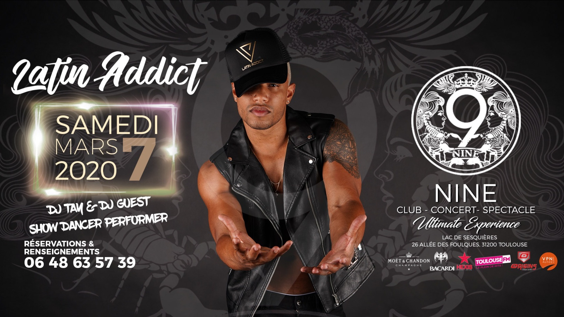 Sam 7 mars - The Best Reggaeton Show By Latin Addict - Nine Club image