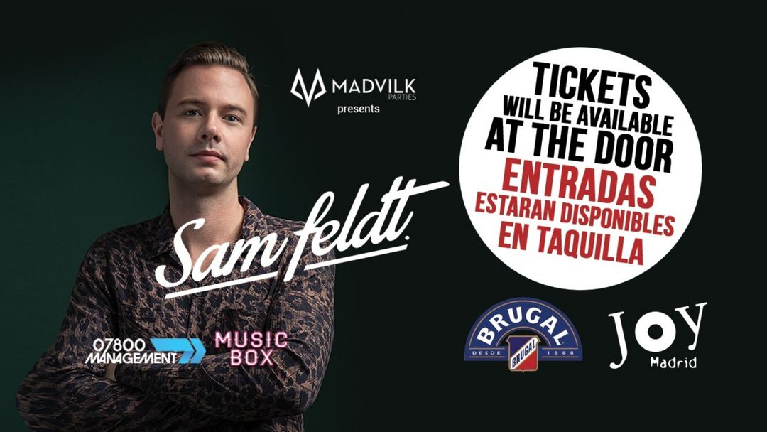 Copertina evento SAM FELDT  @ JOY ESLAVA 28/02/20