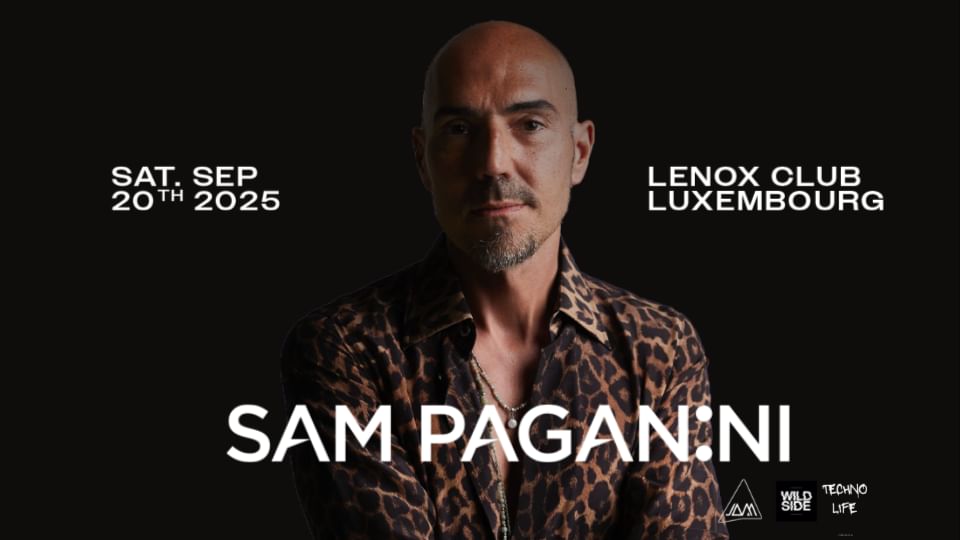 Cartel del evento Sam Paganini
