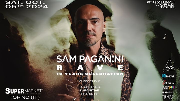 Cover for event: SAM PAGANINI 10TH WORLD TOUR / SUPERMARKET & miniMARKET