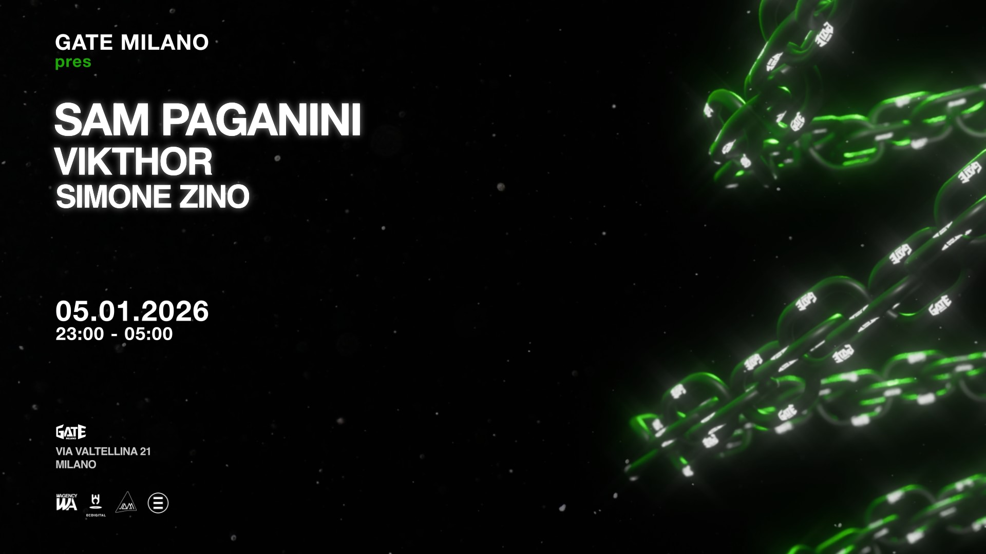 Sam Paganini, Vikthor, Simone Zino image