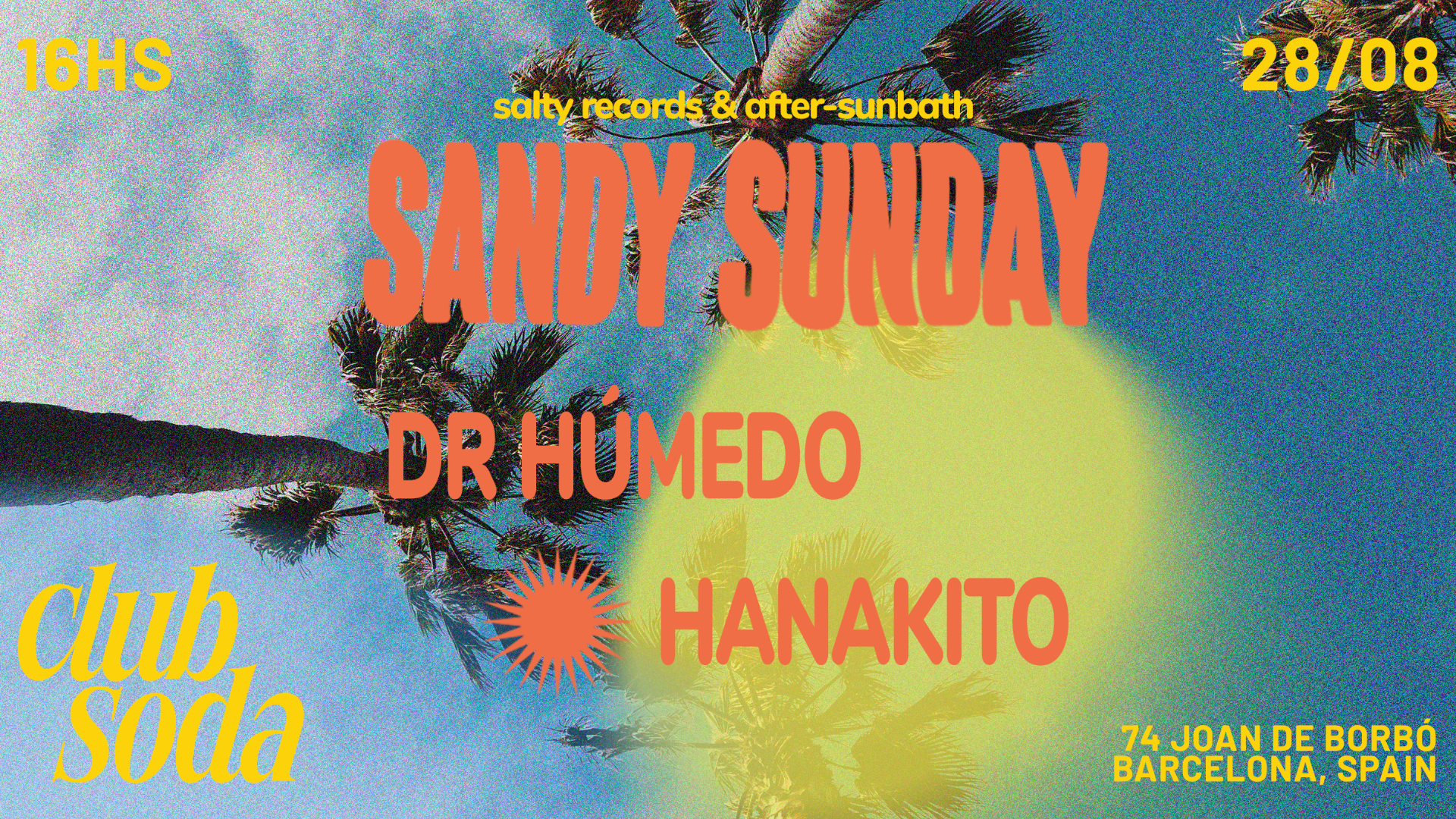 Sandy Sunday: Dr Húmedo & Hanakito (entrada gratuita) image