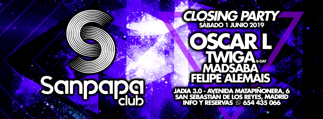 Sanpapa Club Closing Party w/ Oscar L image