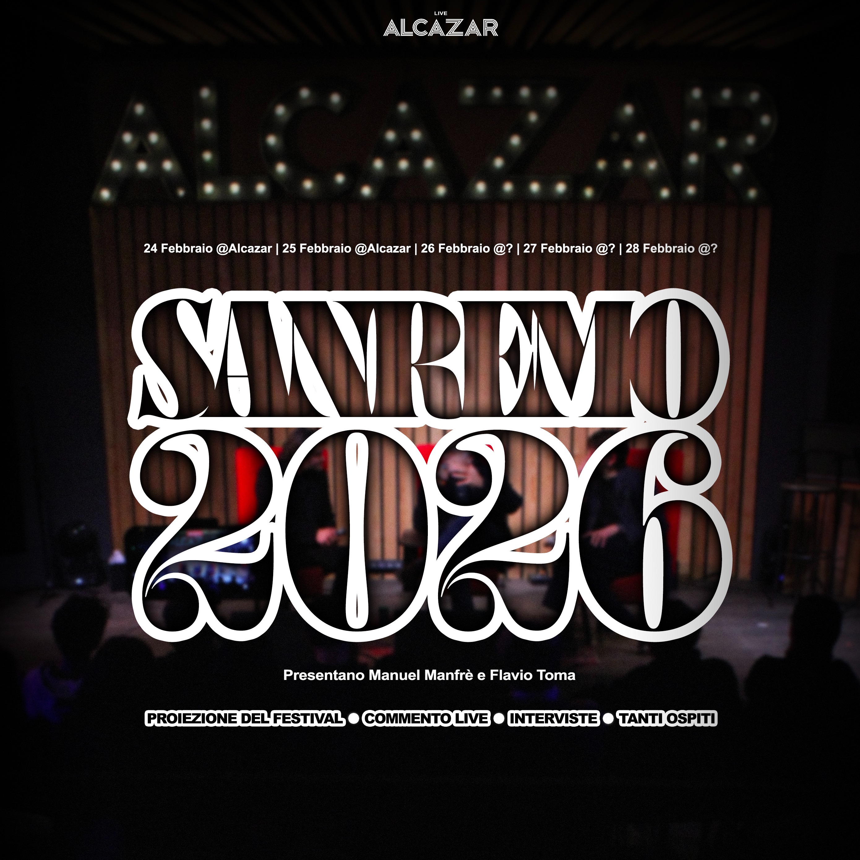 Sanremo 2026 w/Alcazar Off  - Alcazar Live Trastevere image