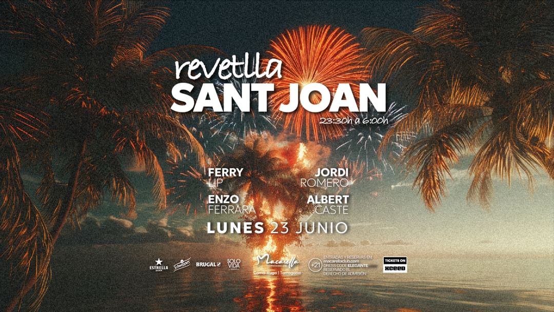 Couverture de l'événement SANT JOAN 2025 | LUNES 23 JUNIO
