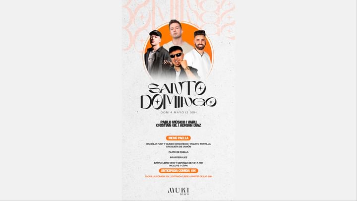 Cover for event: SANTO DOMINGO ESPECIAL PAELLAS 