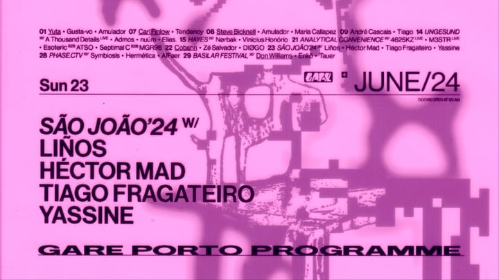 Cover for event: São João’24 * Liños + Héctor Mad + Tiago Fragateiro + Yassine 