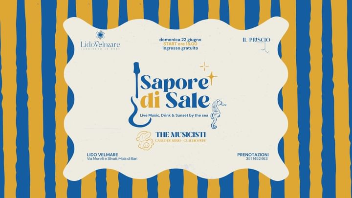 Cover for event: SAPORE DI SALE by Il Priscio