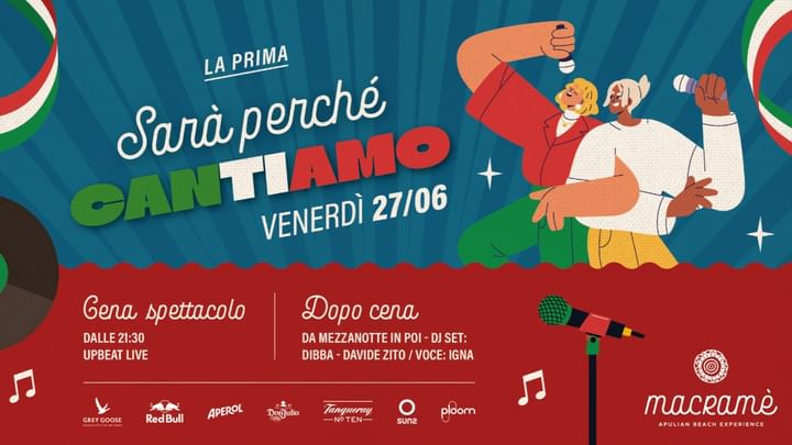 Cover for event: Sarà perché canTIAMO [La prima] @ Macramé