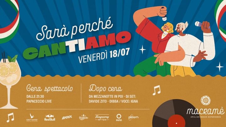 Cover for event: Sarà perché canTIAMO @ Macramé