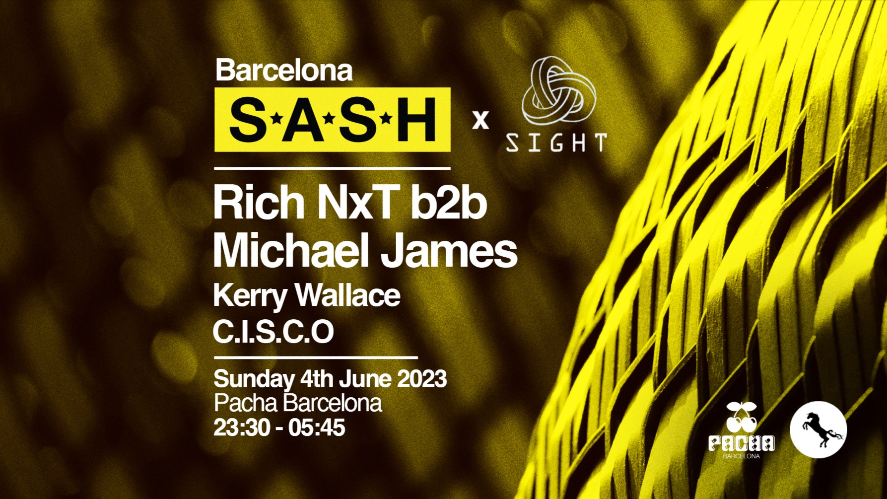 S.A.S.H pres. Rich NXT b2b Michael James, Kerry Wallace & C.I.S.C.O image