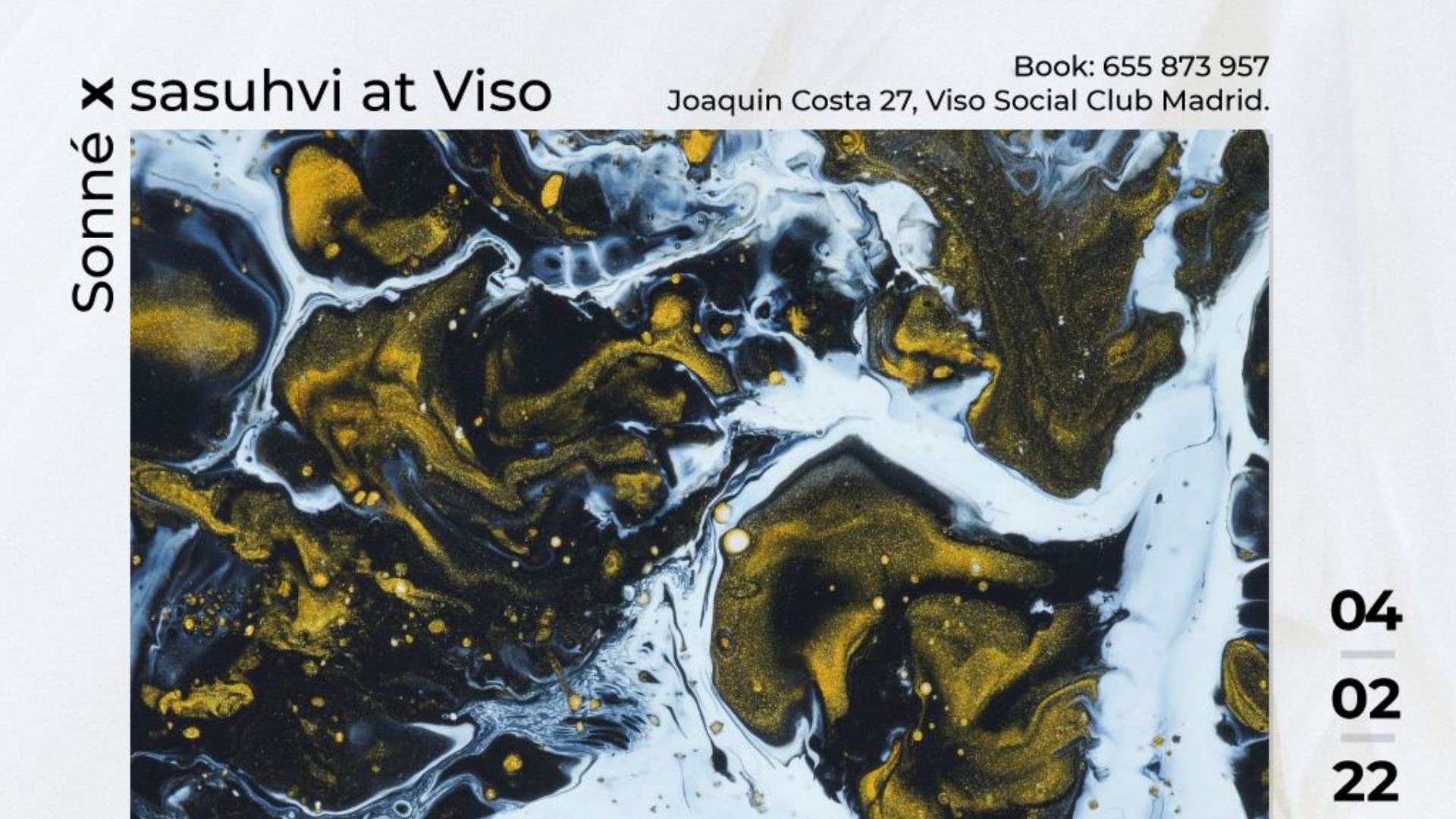 Sasuhvi x Sonné  @ Viso Social Club image