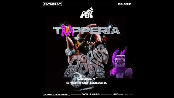 Cover for event: Sat 01.02 • TRAPPERIA • Free Entry entro 00:30