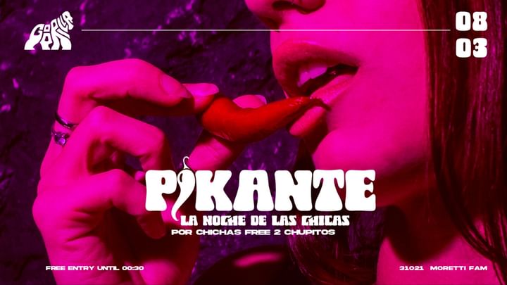 Cover for event: Sat 08.03 • PIKANTE • Free entry entro 00:30